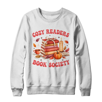 Cozy Readers Book Society Autumn Reading Book Lover Girl Shirt & Sweatshirt | teecentury