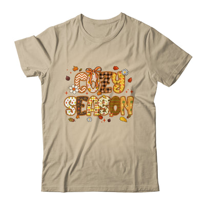 Cozy Season Preppy Fall Vibes Pumpkin Autumn Season Retro Shirt & Sweatshirt | teecentury