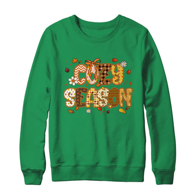 Cozy Season Preppy Fall Vibes Pumpkin Autumn Season Retro Shirt & Sweatshirt | teecentury