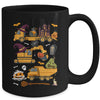 Crane Truck Construction Vehicle Halloween Pumpkin Boys Kids Mug | teecentury