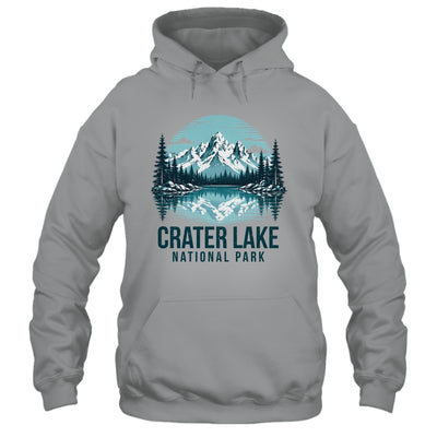 Crater Lake National Park Retro Mountain Lake Outdoor Hiking Shirt & Tank Top | teecentury