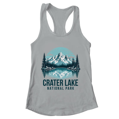 Crater Lake National Park Retro Mountain Lake Outdoor Hiking Shirt & Tank Top | teecentury