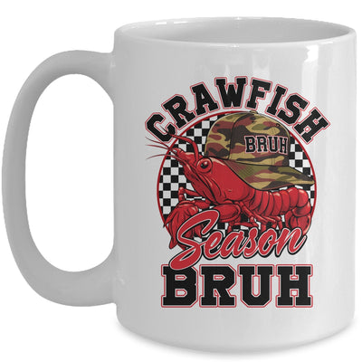 Crawfish Season Bruh Funny Crawfish Boil Lobster Hat Boy Mug | teecentury