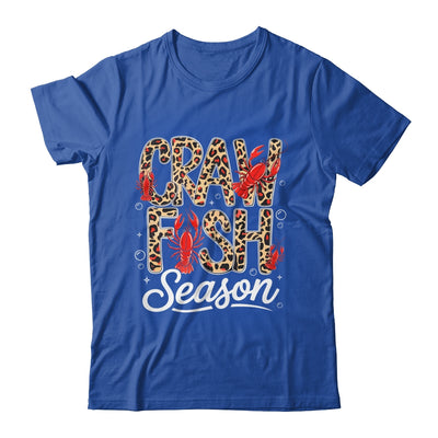 Crawfish Season Leopard Funny Crawfish Boil Lobster Cajun Shirt & Tank Top | teecentury