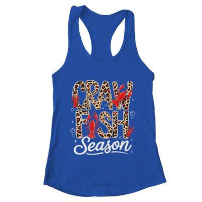 Crawfish Season Leopard Funny Crawfish Boil Lobster Cajun Shirt & Tank Top | teecentury