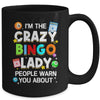 Crazy Bingo Lady Art For Women Girls Gambling Bingo Player Mug | teecentury