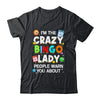 Crazy Bingo Lady Art For Women Girls Gambling Bingo Player Shirt & Tank Top | teecentury