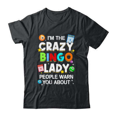 Crazy Bingo Lady Art For Women Girls Gambling Bingo Player Shirt & Tank Top | teecentury