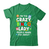 Crazy Bingo Lady Art For Women Girls Gambling Bingo Player Shirt & Tank Top | teecentury