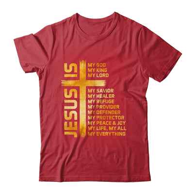 Cross Christian Christ Jesus Is My God King Lord And Savior Shirt & Hoodie | teecentury
