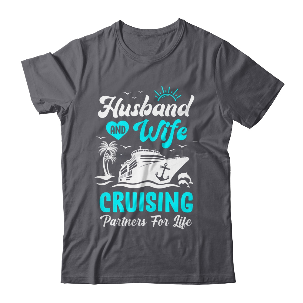 Cruise Ship Cruising Couple Vacation Partners Husband Wife Shirt & Tank Top | teecentury