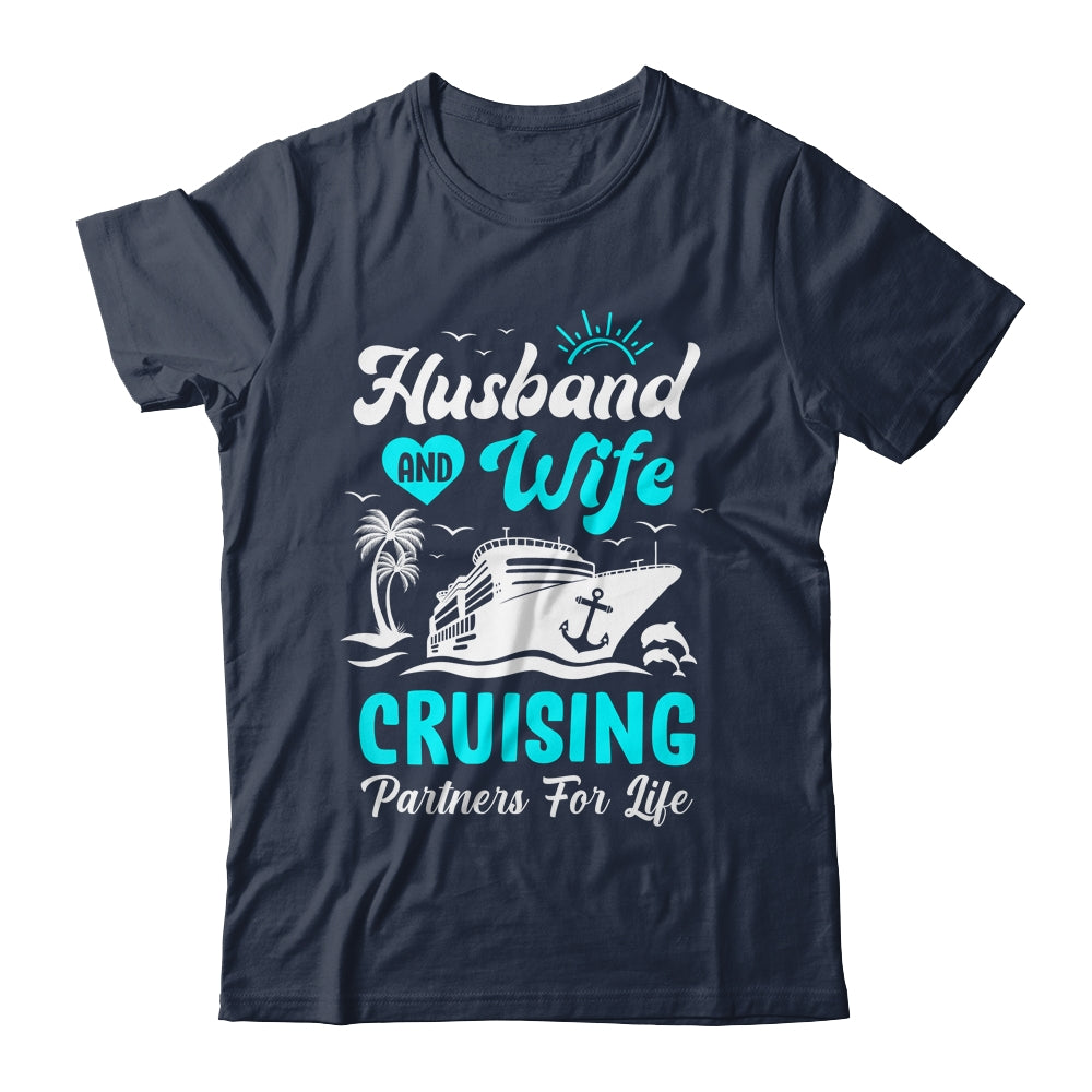 Cruise Ship Cruising Couple Vacation Partners Husband Wife Shirt & Tank Top | teecentury