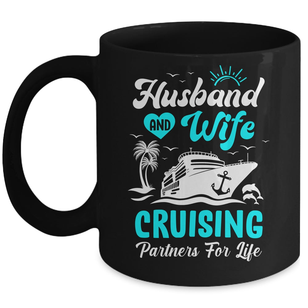 Cruise Ship Cruising Couple Vacation Partners Husband Wife Mug | teecentury