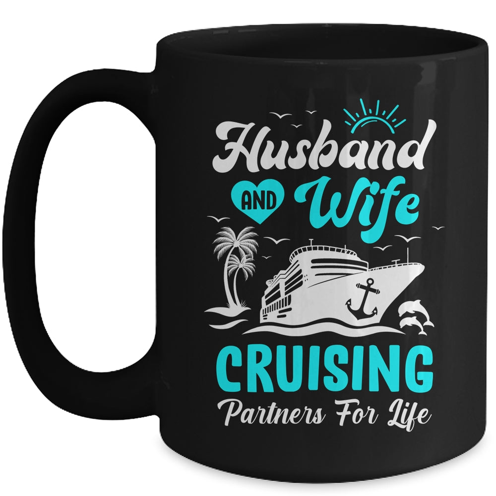 Cruise Ship Cruising Couple Vacation Partners Husband Wife Mug | teecentury