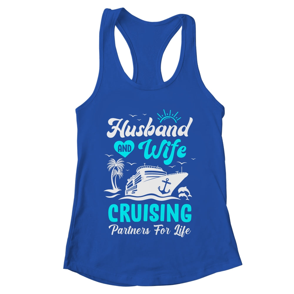 Cruise Ship Cruising Couple Vacation Partners Husband Wife Shirt & Tank Top | teecentury