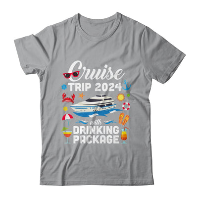 Cruise Squad 2024 Cruise Trip Drinking Package Shirt & Tank Top | teecentury