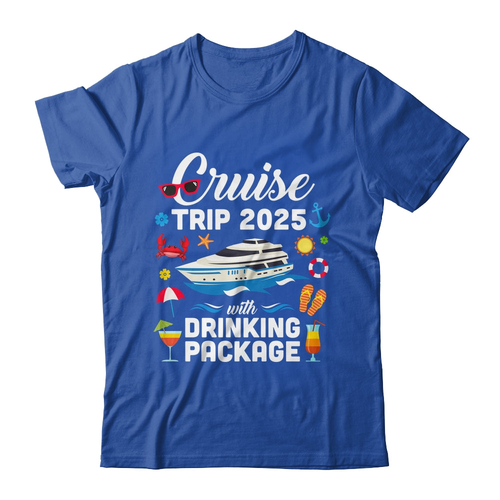 Cruise Squad 2025 Cruise Trip Drinking Package Shirt & Tank Top | teecentury