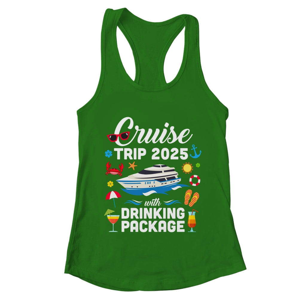 Cruise Squad 2025 Cruise Trip Drinking Package Shirt & Tank Top | teecentury