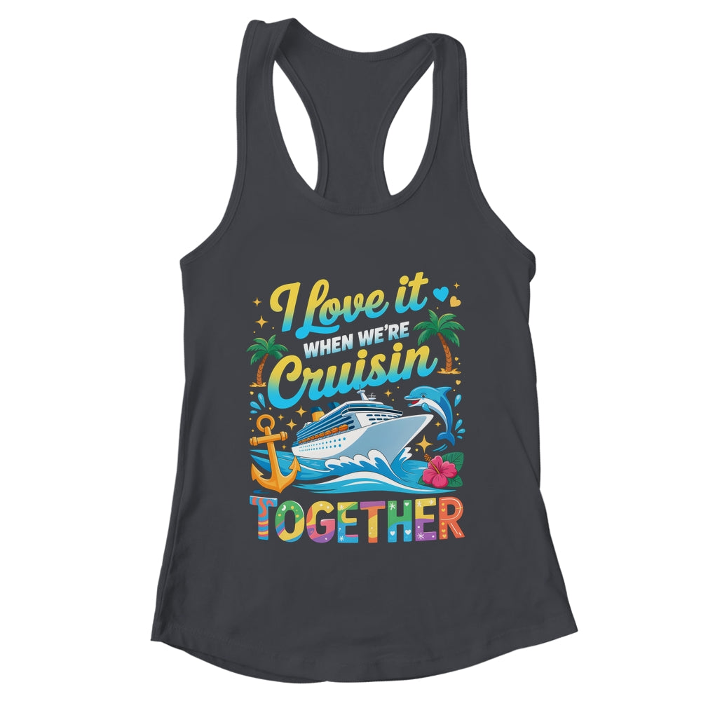 Cruise Squad 2025 Crusin Summer Vacation Matching Family Shirt & Tank Top | teecentury
