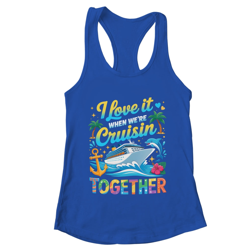 Cruise Squad 2025 Crusin Summer Vacation Matching Family Shirt & Tank Top | teecentury