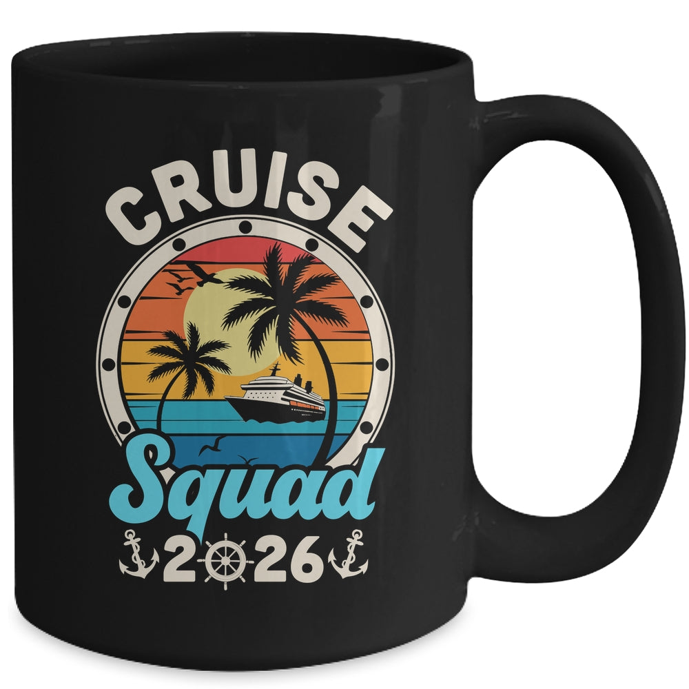 Cruise Squad 2026 Family Cruise Summer Vacation Matching Mug | teecentury