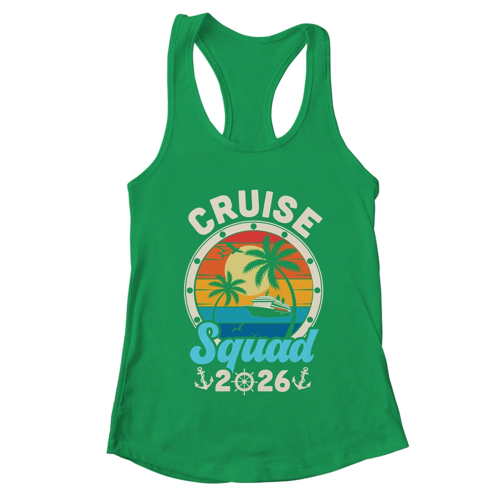 Cruise Squad 2026 Family Cruise Summer Vacation Matching Shirt & Tank Top | teecentury