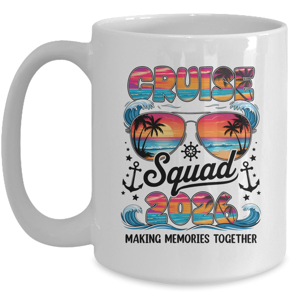 Cruise Squad 2026 Summer Vacation Family Cruise Matching Mug | teecentury