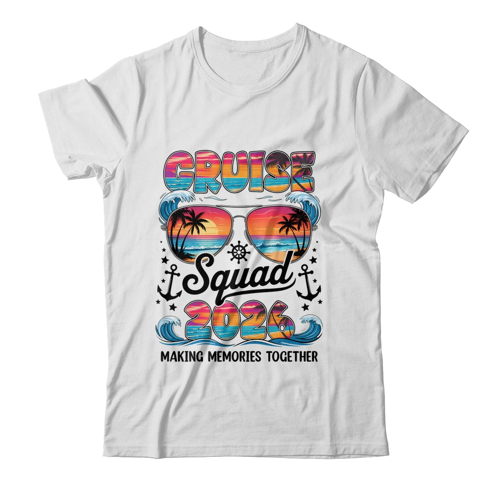 Cruise Squad 2026 Summer Vacation Family Cruise Matching Shirt & Tank Top | teecentury