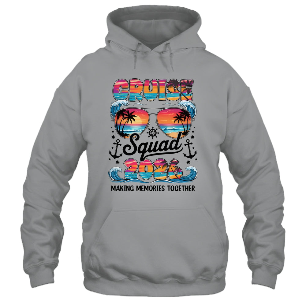 Cruise Squad 2026 Summer Vacation Family Cruise Matching Shirt & Tank Top | teecentury