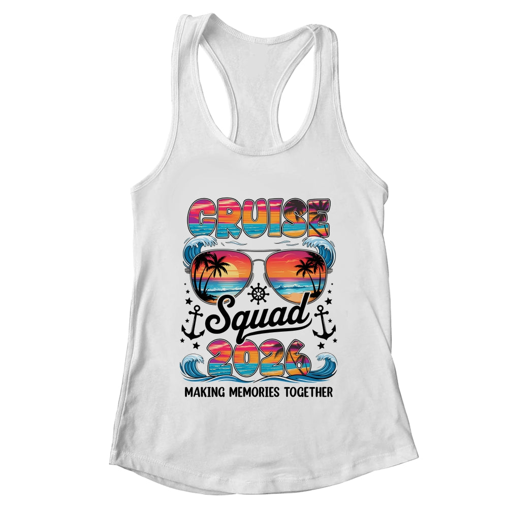 Cruise Squad 2026 Summer Vacation Family Cruise Matching Shirt & Tank Top | teecentury