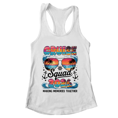 Cruise Squad 2026 Summer Vacation Family Cruise Matching Shirt & Tank Top | teecentury