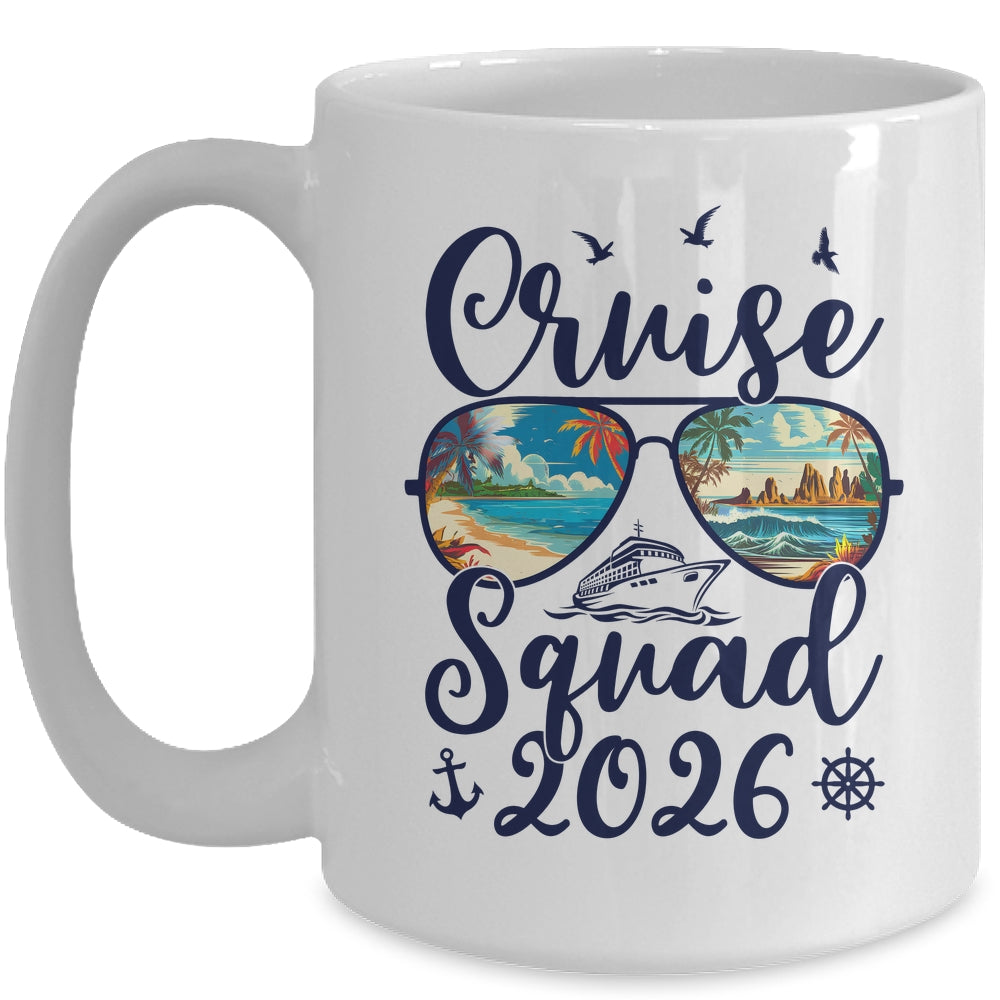 Cruise Squad 2026 Summer Vacation Matching Family Cruise Mug | teecentury
