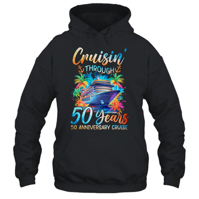 Cruisin Through 50 Years 50th Anniversary Cruise Trip Couple Shirt & Tank Top | teecentury