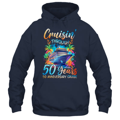 Cruisin Through 50 Years 50th Anniversary Cruise Trip Couple Shirt & Tank Top | teecentury