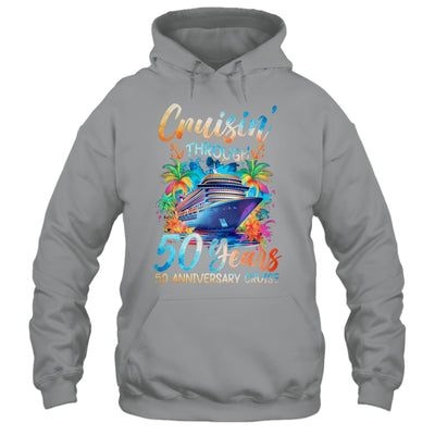 Cruisin Through 50 Years 50th Anniversary Cruise Trip Couple Shirt & Tank Top | teecentury