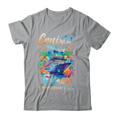 Cruisin Through 5 Years 5th Anniversary Cruise Trip Couple Shirt & Tank Top | teecentury