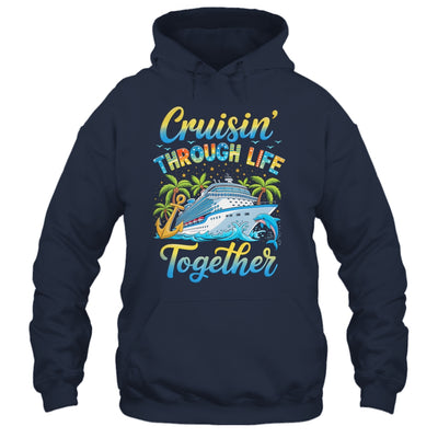 Cruisin Through Life Together Husband And Wife Cruise Couple Shirt & Tank Top | teecentury