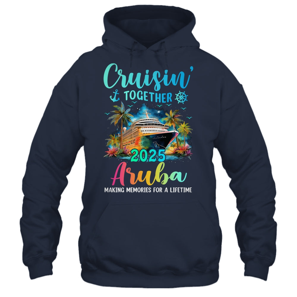 Cruisin' Together Aruba 2025 Family Cruise Vacation Shirt & Tank Top | teecentury