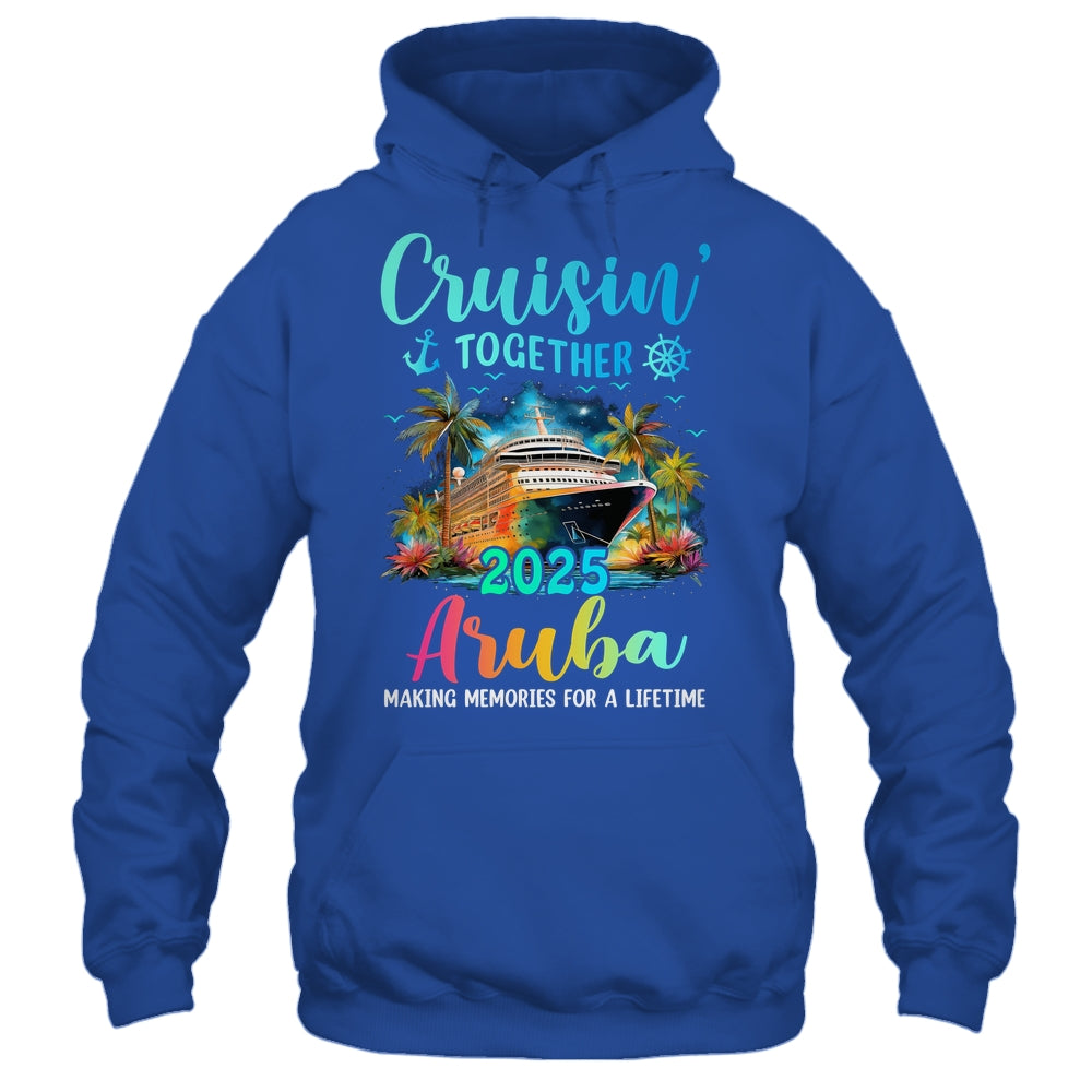 Cruisin' Together Aruba 2025 Family Cruise Vacation Shirt & Tank Top | teecentury
