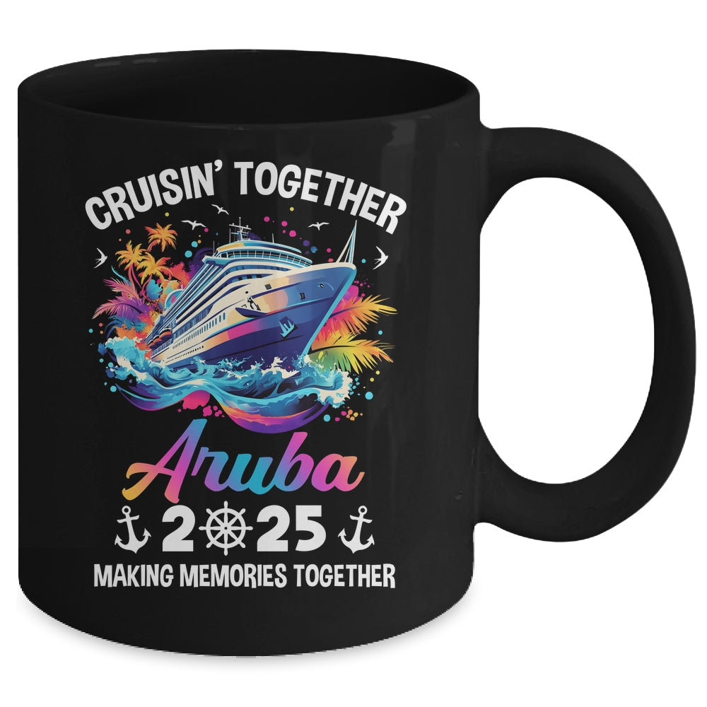 Cruisin Together Aruba Vacation Beach 2025 Memories Squad Mug | teecentury