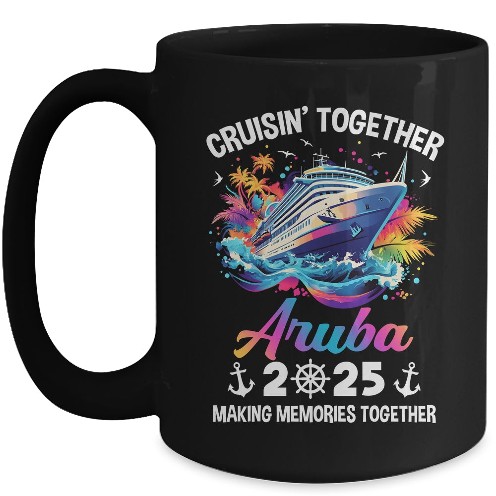Cruisin Together Aruba Vacation Beach 2025 Memories Squad Mug | teecentury