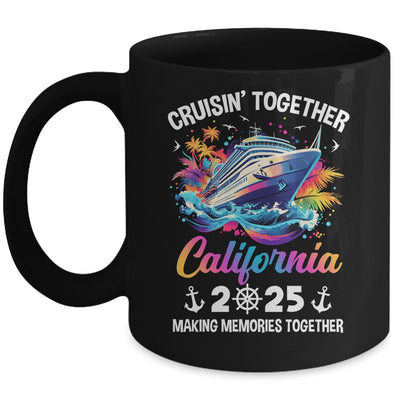 Cruisin Together California Vacation Beach 2025 Memories Squad Mug | teecentury