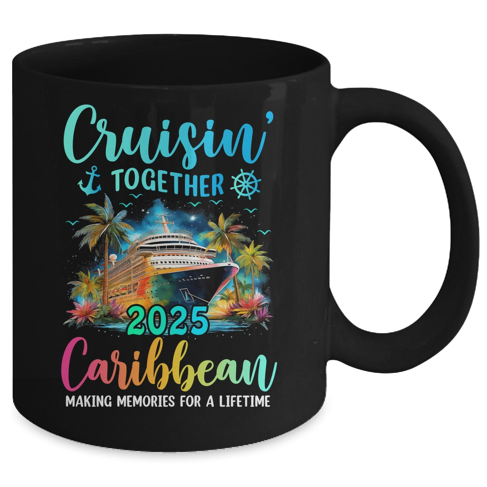 Cruisin' Together Caribbean 2025 Family Cruise Vacation Mug | teecentury