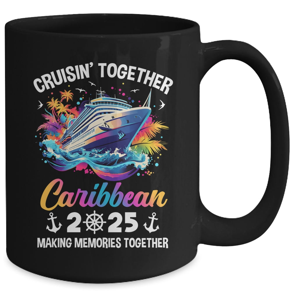 Cruisin Together Caribbean Vacation Beach 2025 Memories Squad Mug | teecentury