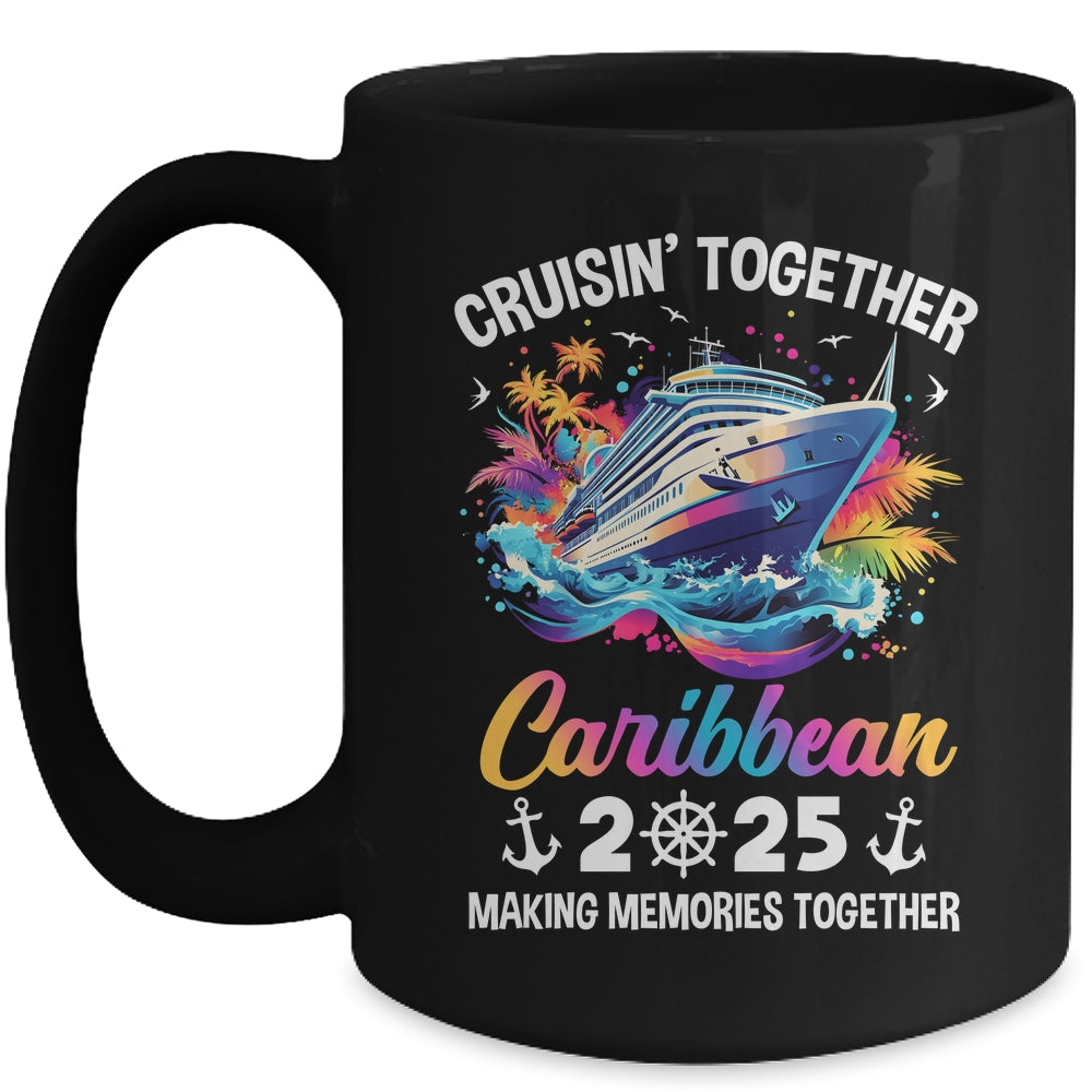 Cruisin Together Caribbean Vacation Beach 2025 Memories Squad Mug | teecentury