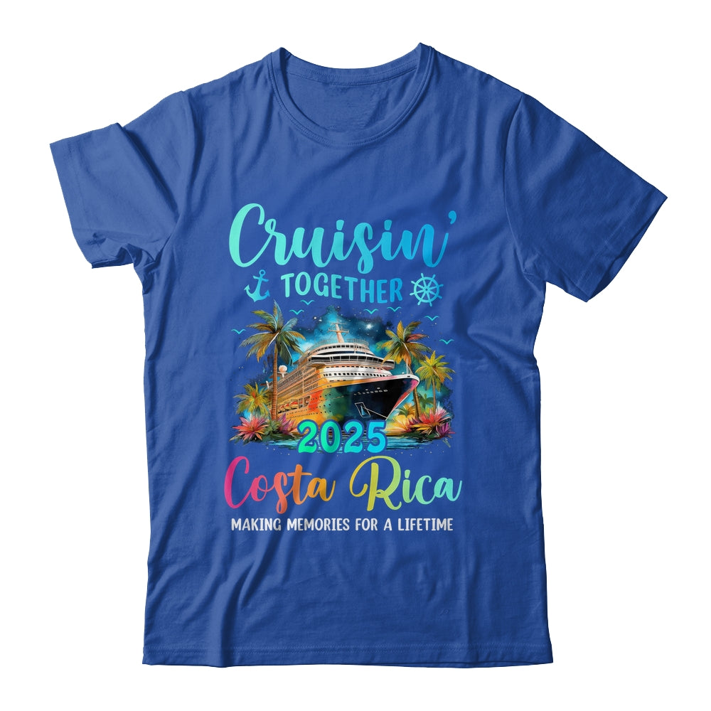 Cruisin' Together Costa Rica 2025 Family Cruise Vacation Shirt & Tank Top | teecentury