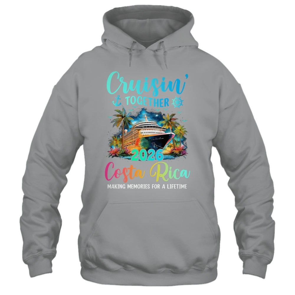Cruisin' Together Costa Rica 2026 Family Cruise Vacation Shirt & Tank Top | teecentury