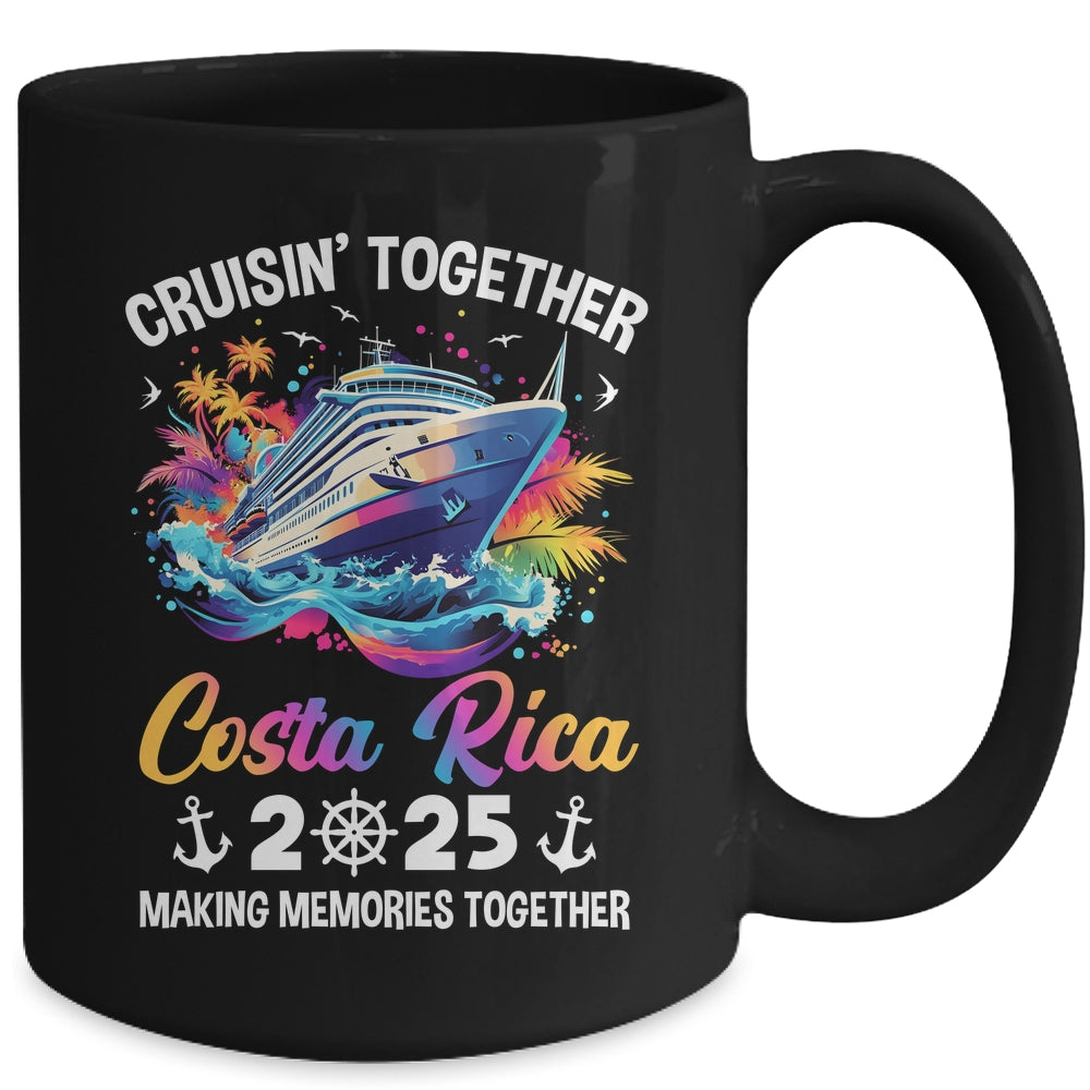 Cruisin Together Costa Rica Vacation Beach 2025 Memories Squad Mug | teecentury