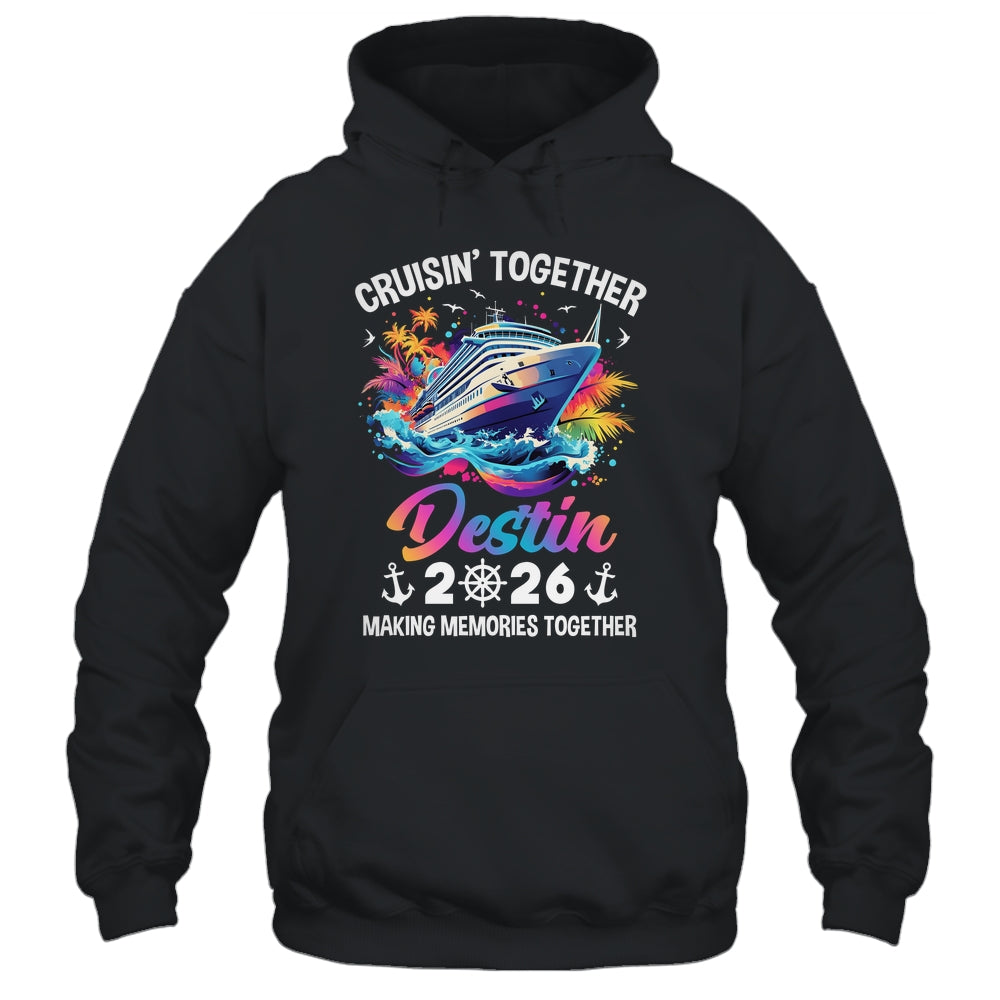 Cruisin Together Destin Vacation Beach 2026 Memories Squad Shirt & Tank Top | teecentury