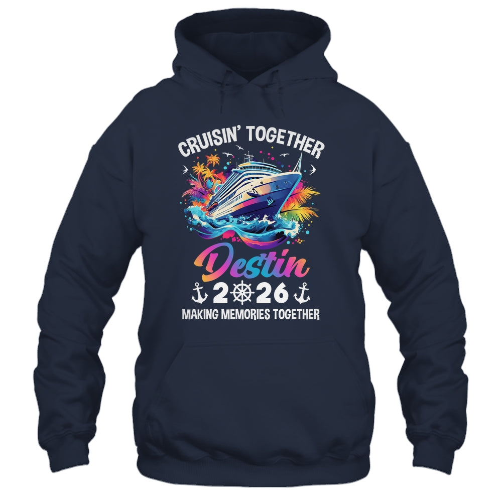 Cruisin Together Destin Vacation Beach 2026 Memories Squad Shirt & Tank Top | teecentury